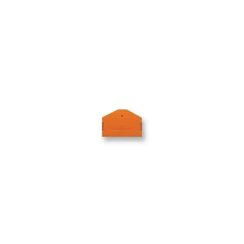 Cubrebornes conexión carril DIN - Wago serie 280 2,5x 36,5x50,5mm - naranja - Wago 280-313