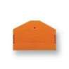 Cubrebornes conexión carril DIN - Wago serie 280 2,5x 36,5x50,5mm - naranja - Wago 280-313