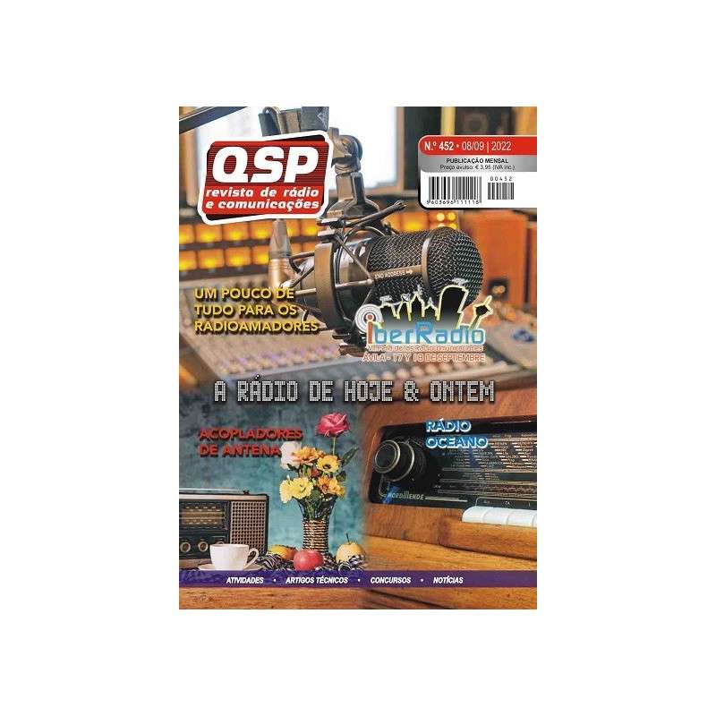 452  QSP - Revista de radio y comunicaciones nº 452  8/9 2022