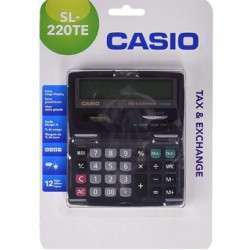 Casio SL220TE Calculadora de secretaria de 12 dígitos