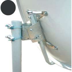 Antena Parabolica OFFSET 100cm com Estrutura LH - Cinza escuro