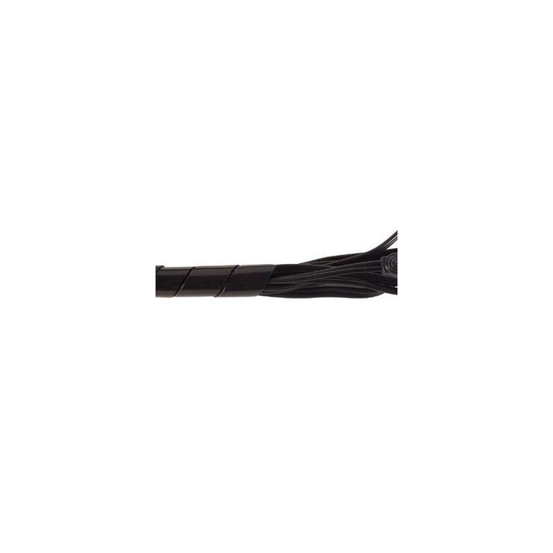 Organizador De Cable En Espiral 10m / Ø15mm- Color Negro