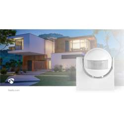 Sensor de movimento infravermelho orientável 180º - IP44 - Nedis