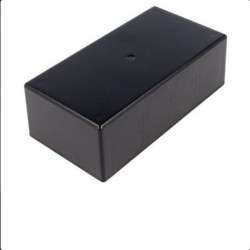 Caja plástica 68 x 130 x 44 mm negra