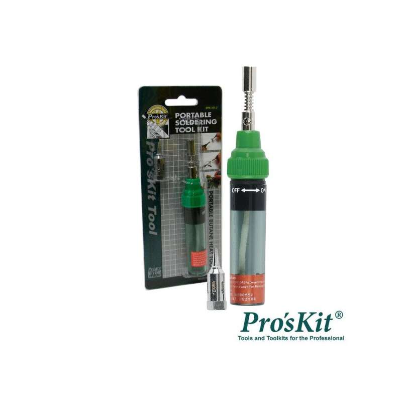 PROSKIT Gas Soldering Iron with Hot Air Tip