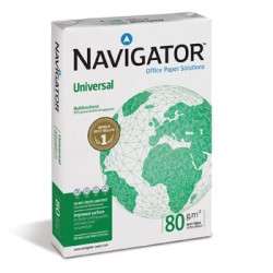 Papel Fotocopia A4 80gr 1x500 Hojas  Navigator Premium Universal