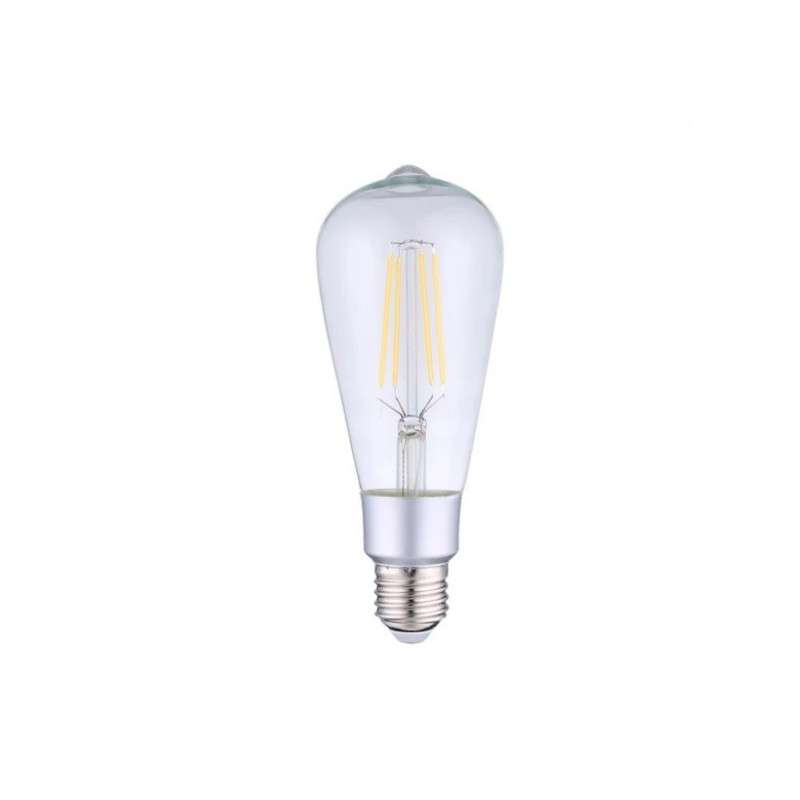 lâmpada tipo filamento LED Smart WiFi E27 A60 2700K 7W 750lm - Shelly Vintage ST64