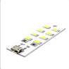 Módulo placa 8 Led por micro USB ou soldável 5VDC