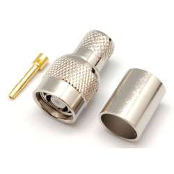 TNC R/P male crimping plug for RG213 Ø10mm cable