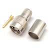 TNC R/P male crimping plug for RG213 Ø10mm cable