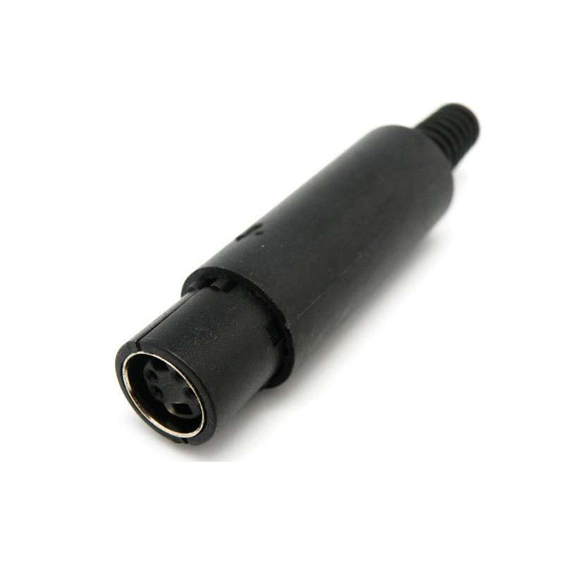 Plug mini DIN 4-pin female for cable
