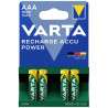 Pila Recargable Varta AAA 1,2V 1000mAh Blíster 4 Unidades