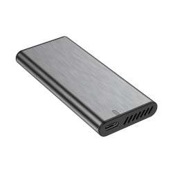 Caixa Externa para Disco Rigido SSD M.2 SATA / USB3.1 Aisens M.2 (NGFF) - Cor Cinza