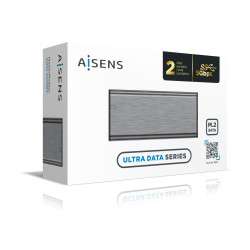 Aisens External Case M.2 (NGFF) for SSD M.2 SATA to USB3.1 GEN1 - Color Grey