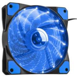 Fan 120x120x25mm, 12V, Hydrion LED, 1000rpm, (Blue) - GENESIS 