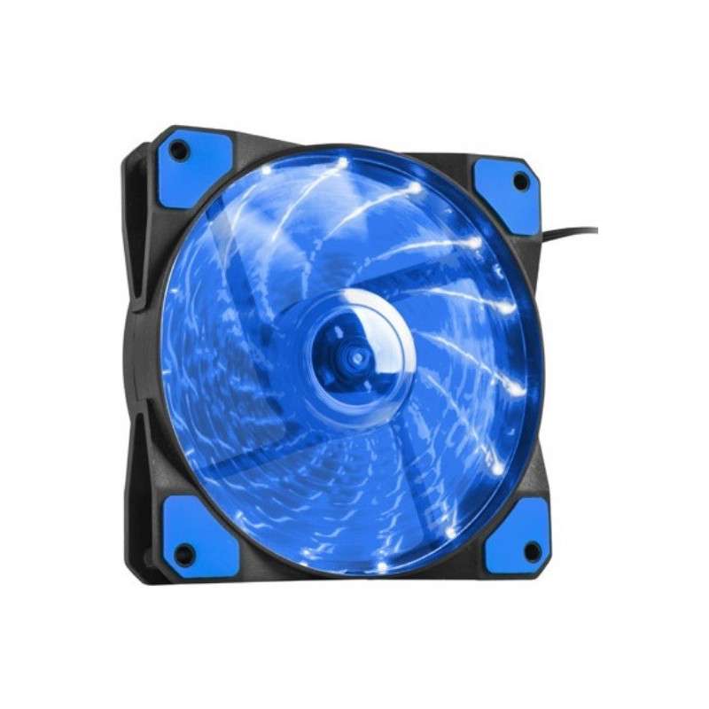 Ventilador 120x120x25mm, 12V, Hydrion LED, 1000rpm, (Azul) - GENESIS 