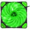 Ventoinha 120x120x25mm,  12V, Hydrion LED, 1000rpm, (Verde) - GENESIS