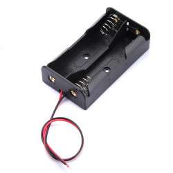 2X 18650 battery holder Wired