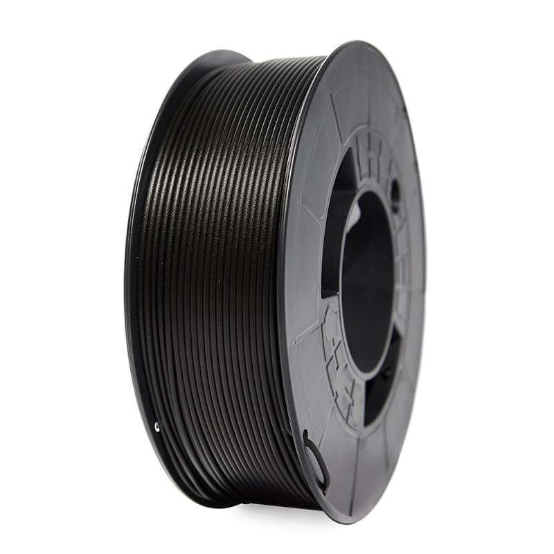 3D Filament - 1.75mm PETG - Black - 1Kg 