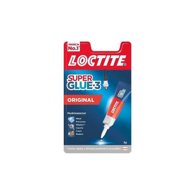 Loctite Super Glue-3 Original Instant Transparent Glue 3gr