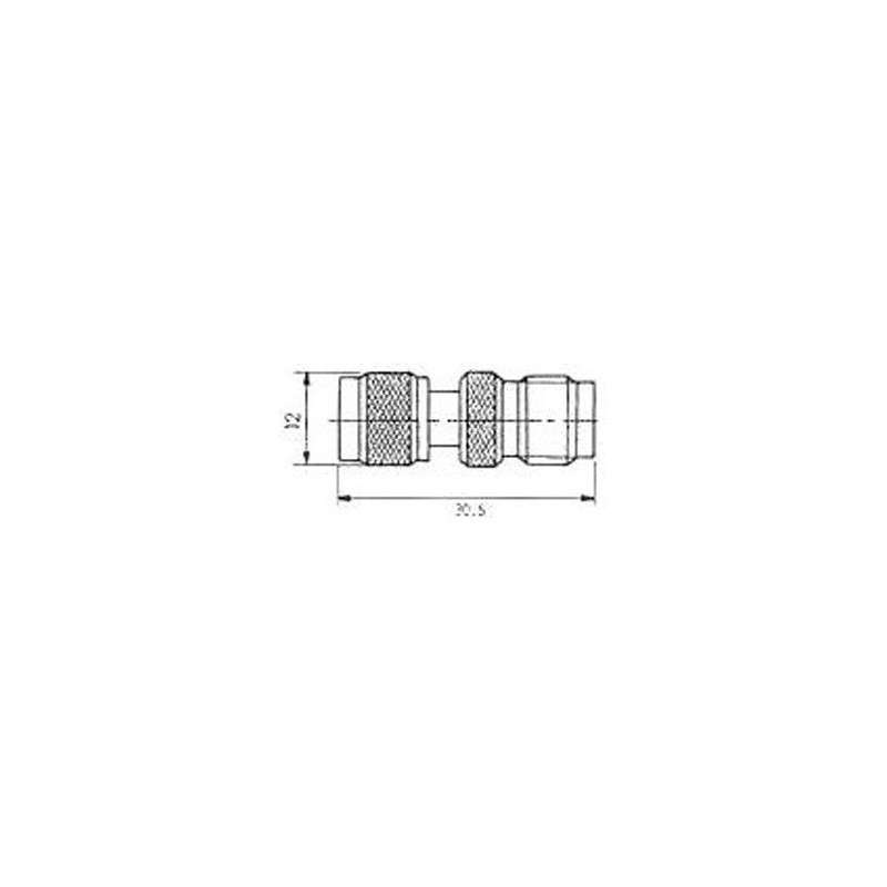 TNC Female To Mini UHF Male RF Adapter – Center Pin Connector