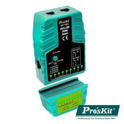 Testador de PoE, cabos de rede e cabos telefónicos (RJ45/RJ12/RJ11) - Pro'sKit MT-7063
