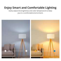 Bombilla LED Smart WiFi E27 A60 RGB+W CCT (2700-6500k) 9W 806lm - Sonoff B05-BL-A60