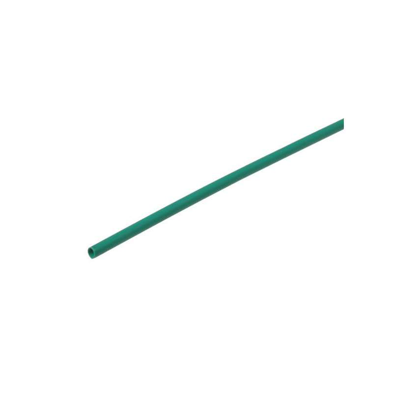 Tubo termoretractil 1m 2 : 1 Ø 9.5  - 4.75mm verde