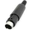 Plug mini DIN 3-pin male for cable