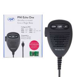 PNI Echo One microphone for PNI HP 6500 and PNI HP 7120 with adjustable echo mode and programmable roger beep