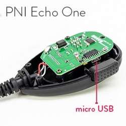 PNI Echo One microphone for PNI HP 6500 and PNI HP 7120 with adjustable echo mode and programmable roger beep