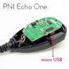 Microfone PNI Echo One para PNI HP 6500 e PNI HP 7120 com modo de eco ajustável e roger beep programável