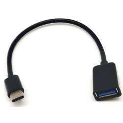 USB A Female Adapter - USB C Male 3.0 OTG