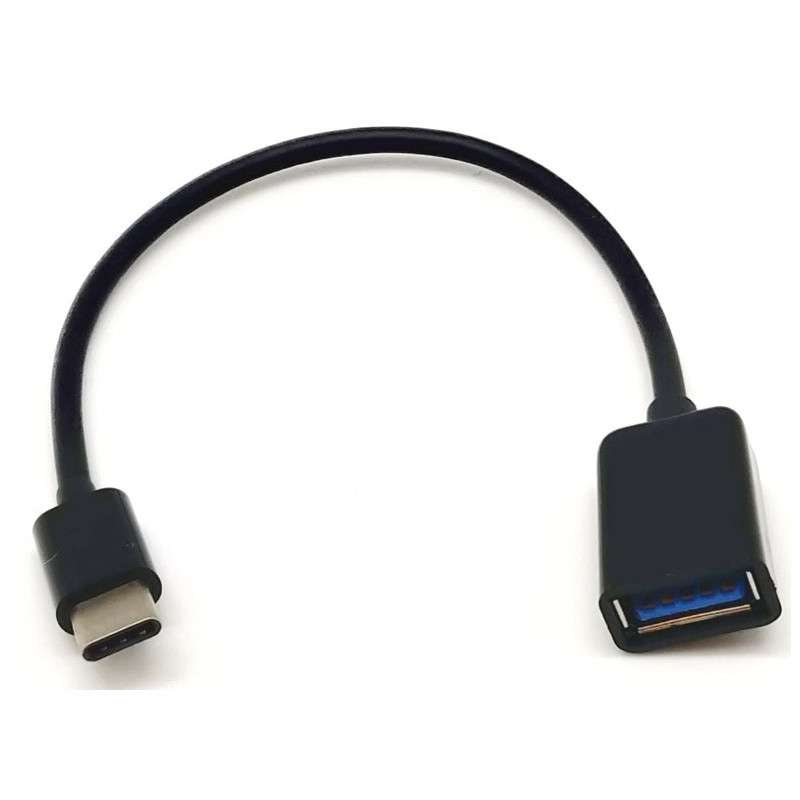 Adaptador USB A Femea - USB C Macho 3.0 OTG