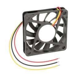 Fan 60x60x10mm 12VDC 0.2A 2.4W (3 wires) - LUFT KLD012PP060GSWH-FG