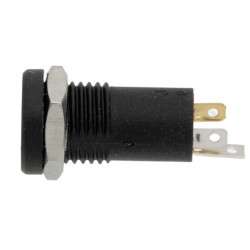 Female connector for panel, 3.5 mm stereo jack