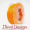 Filamento 3D - PETG de 1.75mm - Laranja transparente - 1Kg -Devil Desi