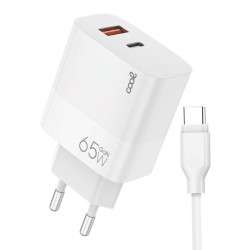 Universal Ultra Fast PD Type-C + USB COOL Network Charger (65W + Type-