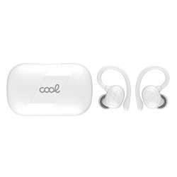 Auriculares Stereo Bluetooth Earbuds Inalámbricos COOL Fit Sport Blanc