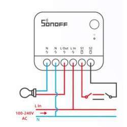 Interruptor Inteligente Wi-Fi / eWeLink-Remote - Sonoff MINI R4