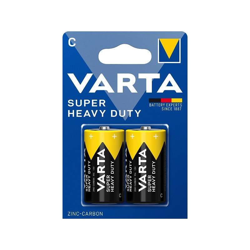 Dry cell R14 C 1.5V - Varta Super Heavy Duty
