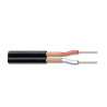 Parallel Audio Cable 2 Conductors + 2 Meshes Black