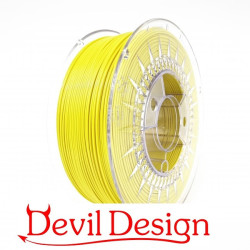 Filamento 3D - 1.75mm PLA - Amarillo - 1Kg - Devil Design