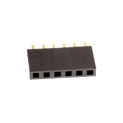 6 Pin (1x6) Female 2.54mm Bar for PCB