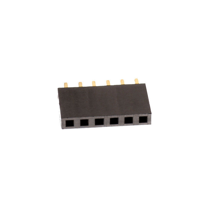 6 Pin (1x6) Female 2.54mm Bar for PCB