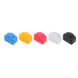 Silicone protector for RJ45 plug - Natural Color - Blister of 10 Units