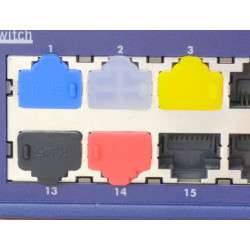 Silicone protector for RJ45 plug - Natural Color - Blister of 10 Units