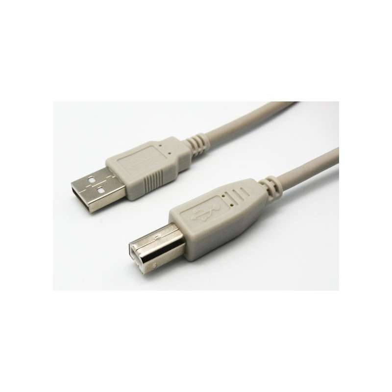 CABLE USB 2.0 TIPO MACHO / B MACHO, 0,2m