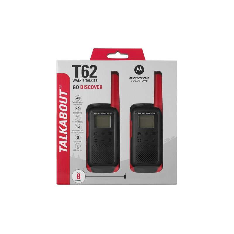 Motorola TALKABOUT T62 - Red - PMR Walkie-Talkies