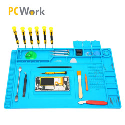 Magnetic anti-static silicone mat 450x300mm - PCWork PCW10A